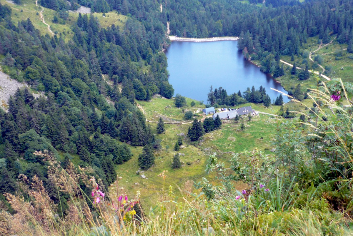 Gazon du Faing Route des Crêtes 04 © French Moments Lac des Truites vu du Gazon du Faing © French Moments