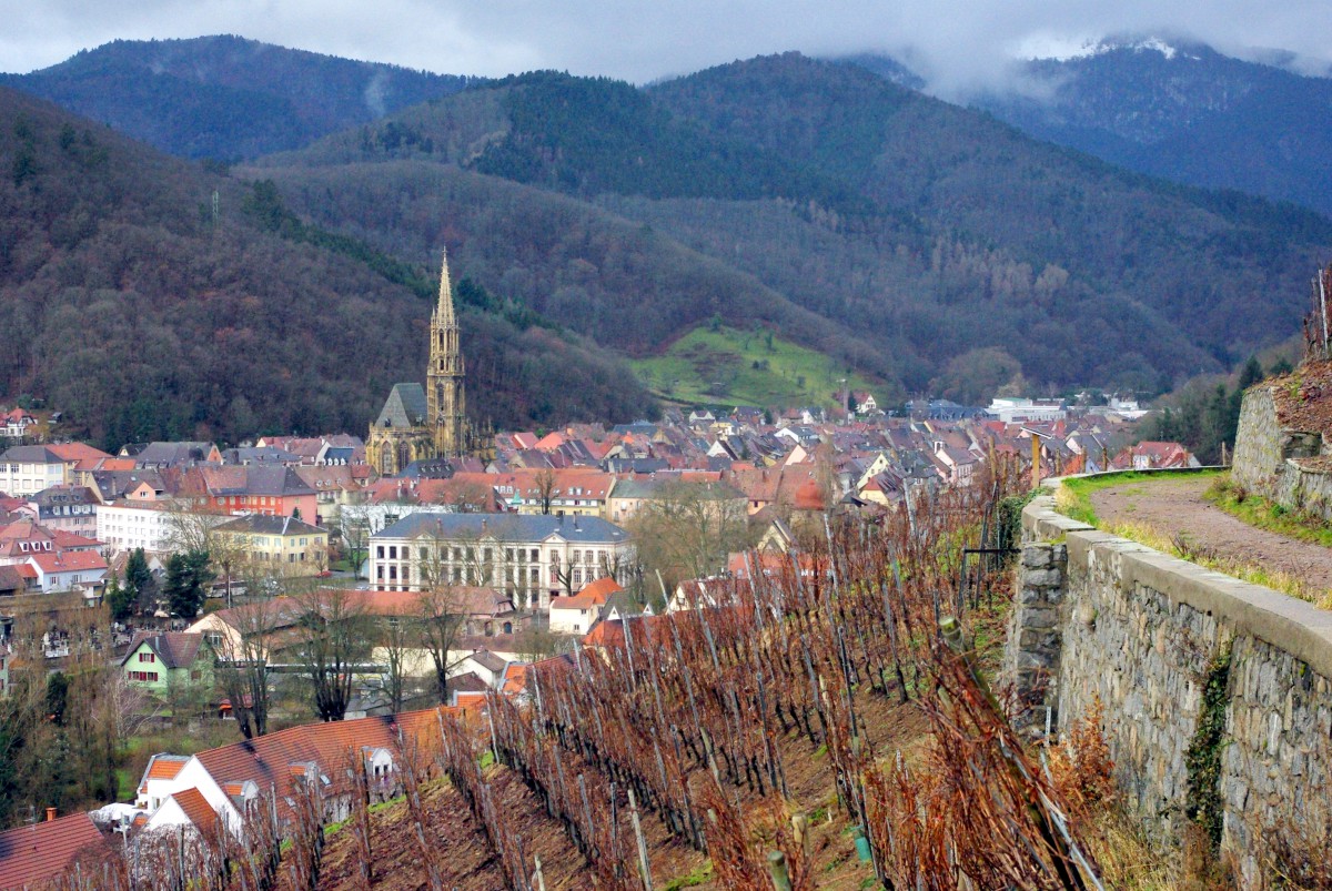 Thann vu du Rangen en hiver © French Moments
