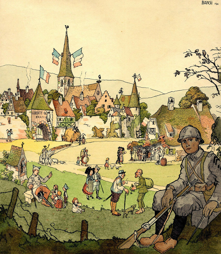 Turckheim depicted by Hansi