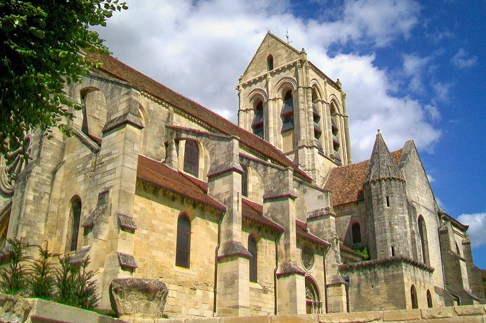 Auvers-sur-Oise Church © P.poschadel - licence [CC BY-SA 2.0 fr] from Wikimedia Commons
