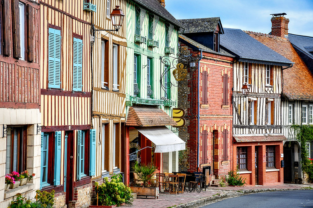 The high street of Blangy-le-Château