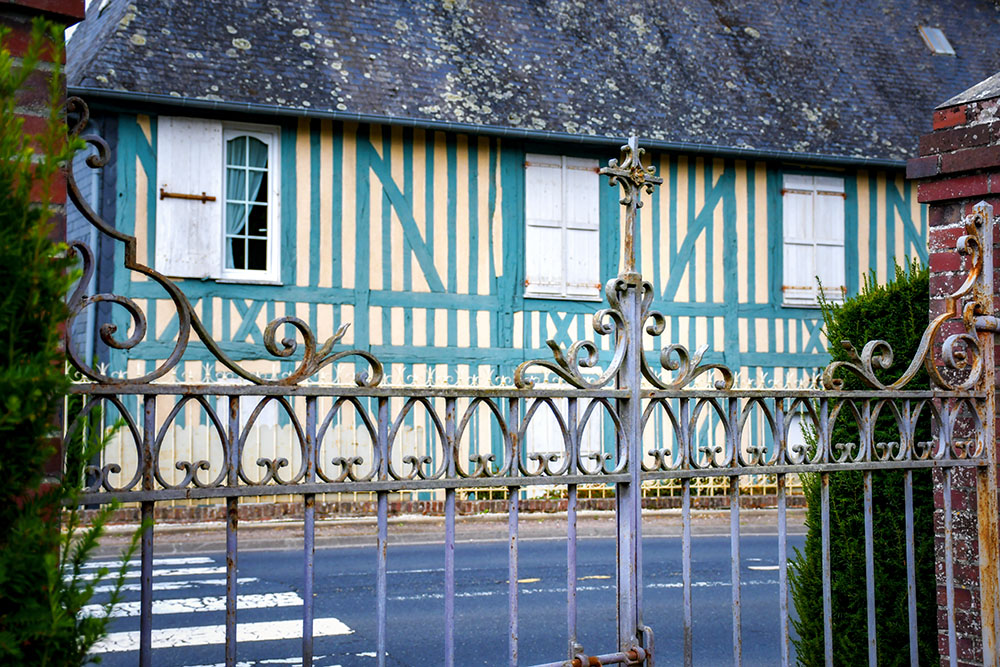 Half-timbered house in Hermival-les-Vaux
