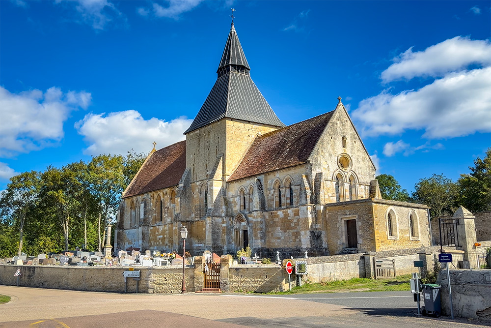 The church of Ouville-la-Bien-Tournée