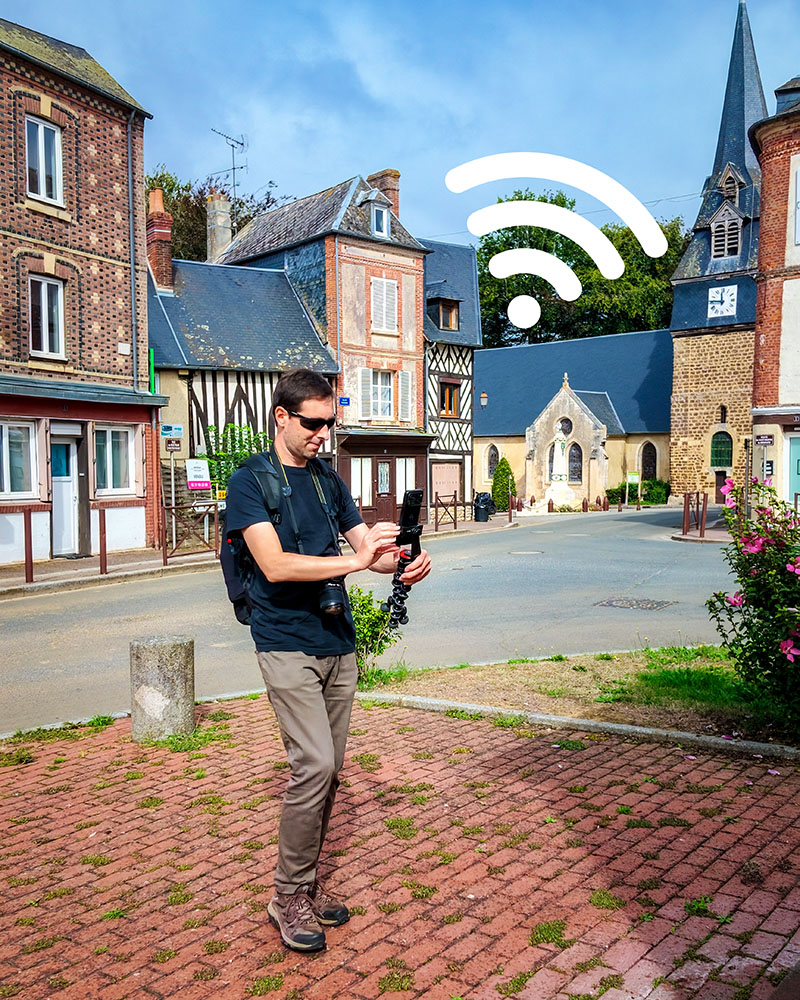 Working in Normandy with a France eSIM