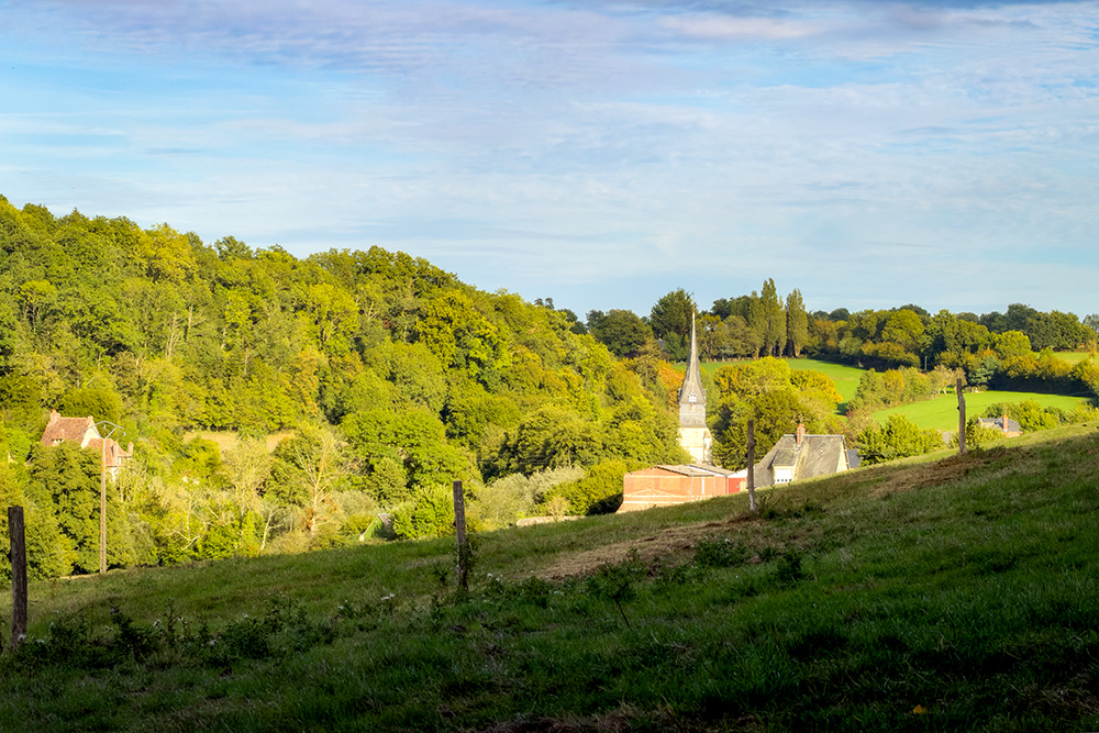 September in the countryside of the Pays d'Auge near Livarot