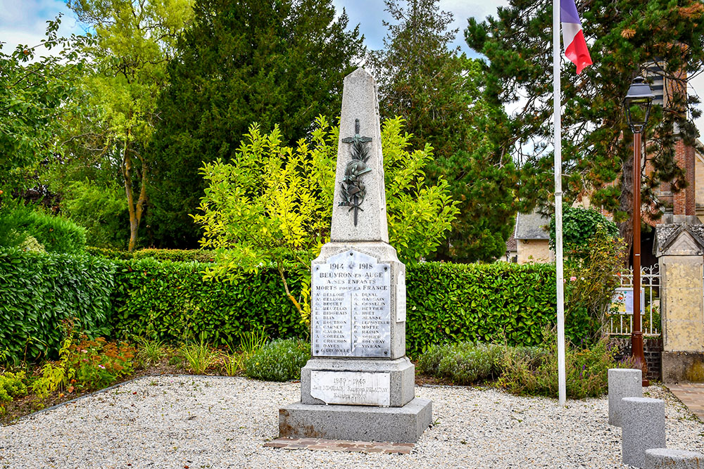 Monument aux Morts in Beuvron-en-Auge, Normandy