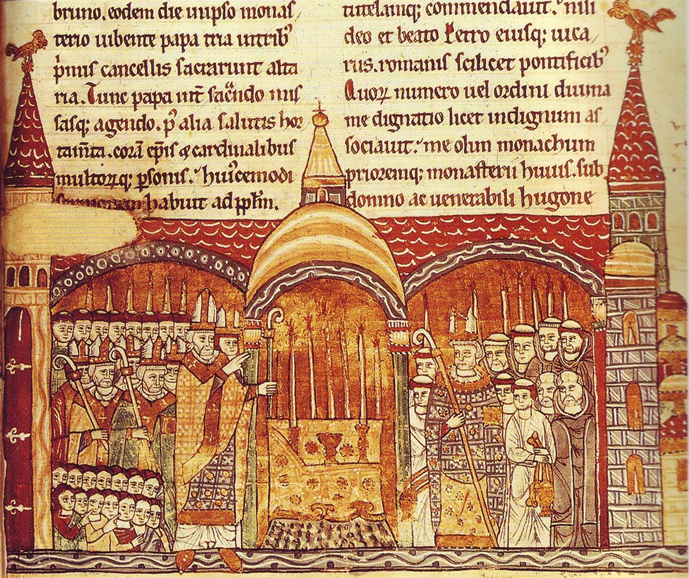 Dedication of Cluny Abbey III by Pope Urban II