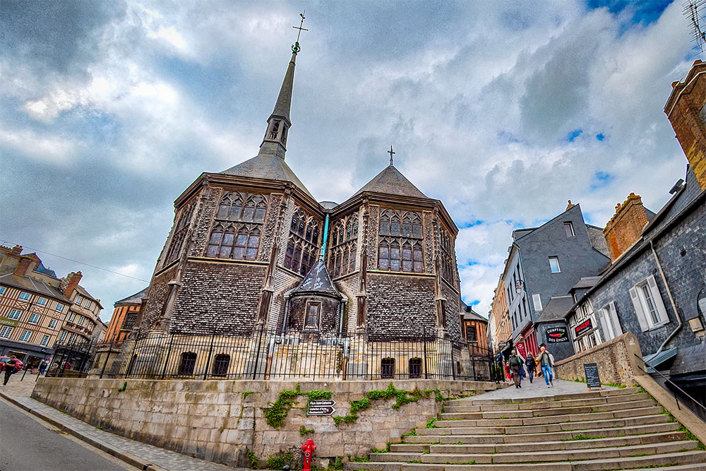 Honfleur 36 copyright French Moments The rear of Sainte-Catherine Church in Honfleur